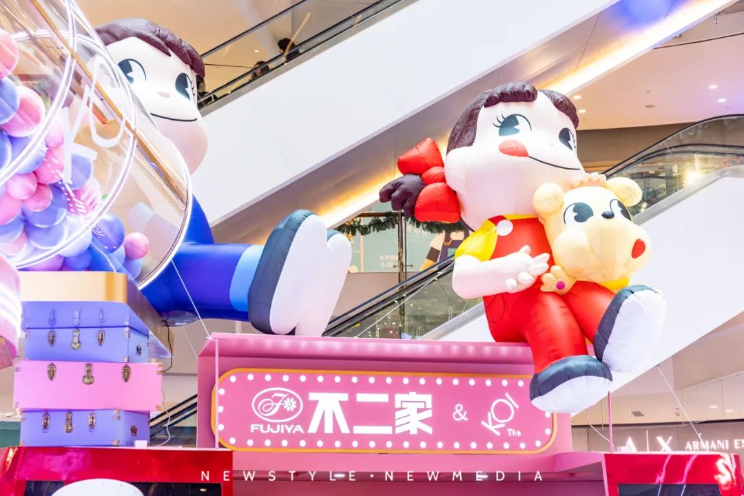 萌IP不二家11周年特别展览活动策划的PEKO太抢眼了