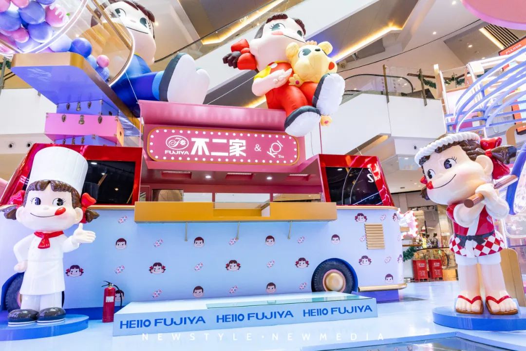 萌IP不二家11周年特别展览活动策划的PEKO太抢眼了