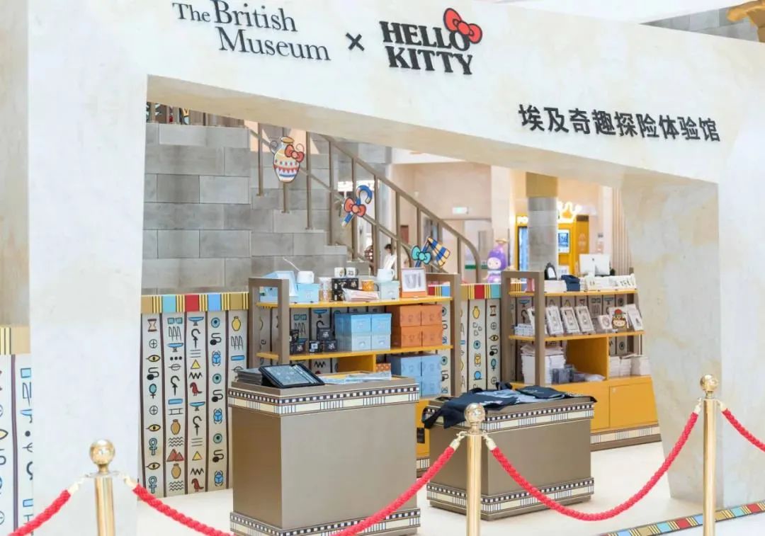 大英博物馆携手Hello Kitty打造萌趣快闪店活动，策划主题趣味十足