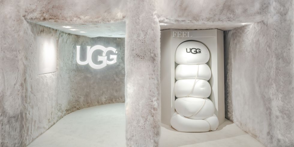 UGG®策划了一场跳脱色彩的「纵“茸”空间」快闪店活动,太舒适了