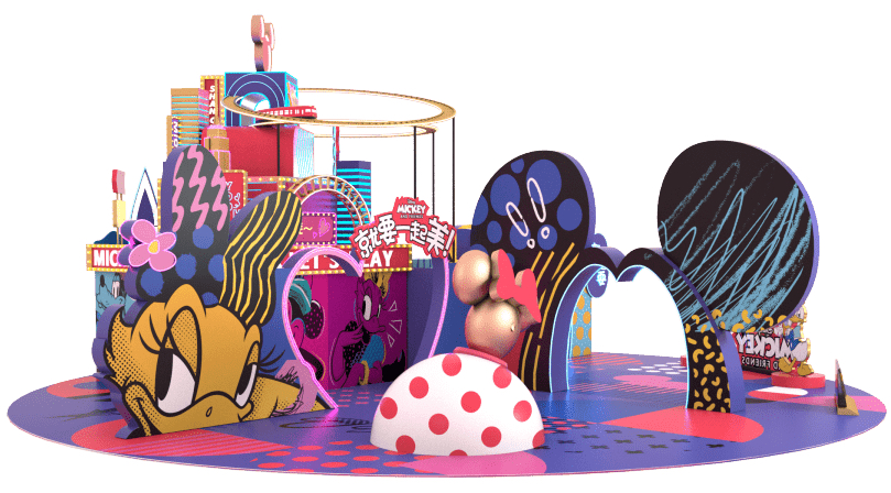 「米奇和朋友们」特展览活动策划开播了,主题展区刷亮朋友圈