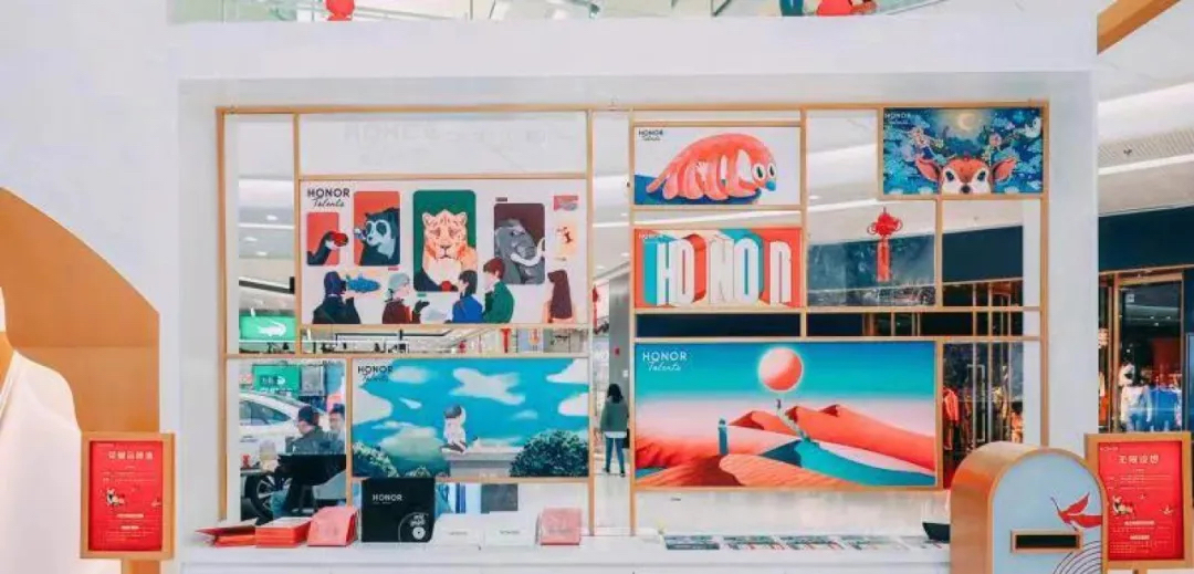 荣耀年味快闪店活动策划秒变新年「真香」打卡圣地,吸睛又好玩