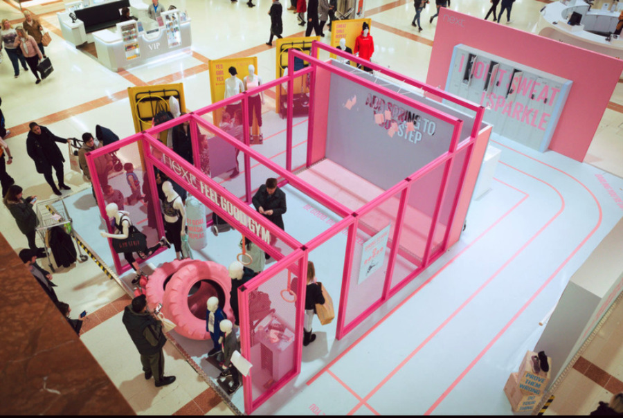 Next新品快闪店活动策划竟设计成受欢迎的运动健身空间，好玩