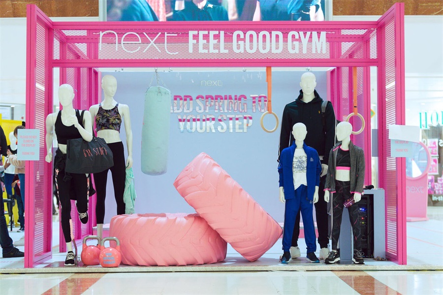 Next新品快闪店活动策划竟设计成受欢迎的运动健身空间，好玩