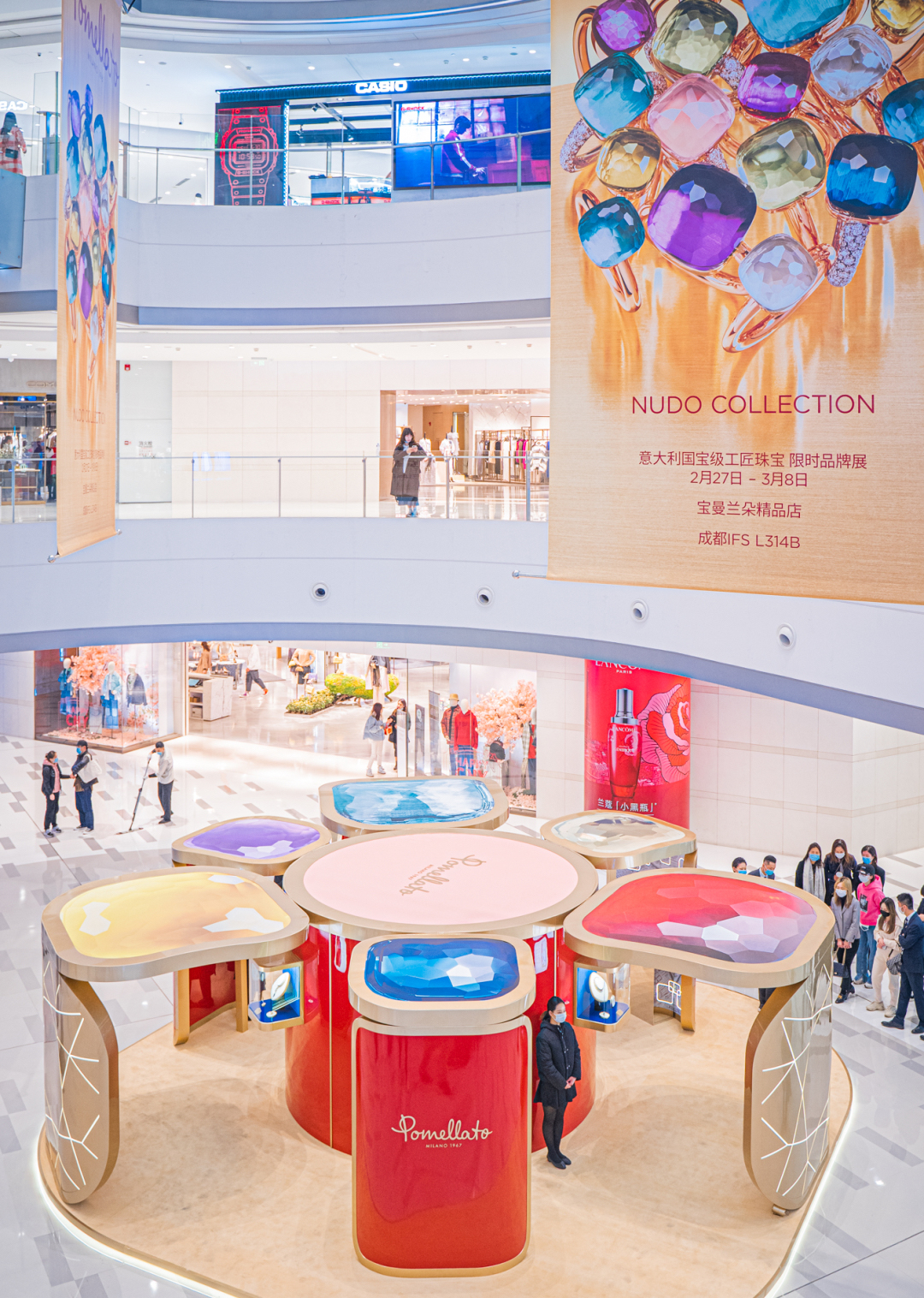 Pomellato宝曼兰朵品牌限时展发布活动策划闪耀夺目，浪漫纯粹