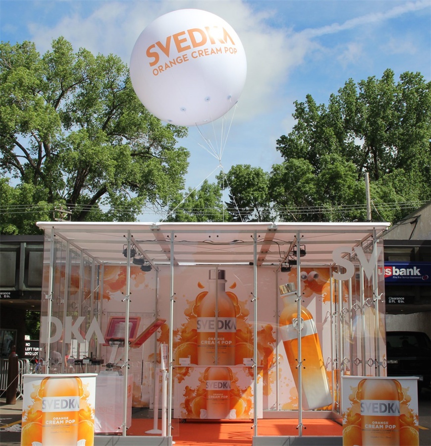 伏特加体验式营销活动策划未来风格和交互式物理空间强强加持