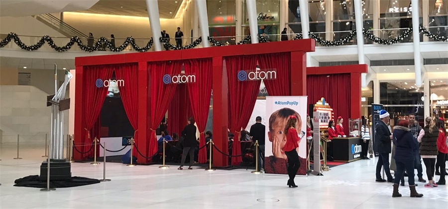 快闪式的“原子飞行剧院”体验活动策划燃爆了纽约肯尼迪国际机场