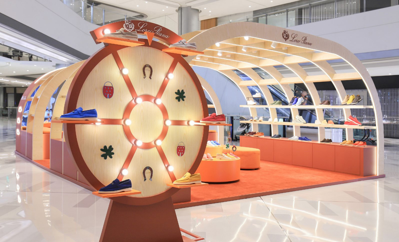 “The Rare Walk”主题快闪店活动策划营造了灵动空间氛围