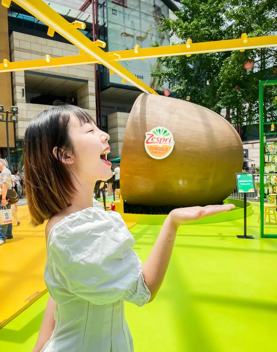 佳沛奇异果快闪店活动策划活力呈现，大奇异果邀你来打卡