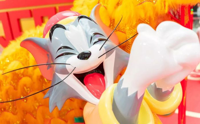 TOM&JERRY“密谋”的新春快闪店活动悄然开始，带着醒狮前来报道