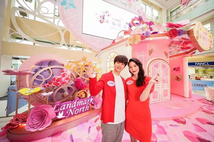 不一样的美陈展览活动设计却诠释着一样的加油祝福心：中国加油