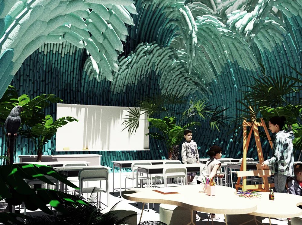 像这样的环保主题展览活动装置真的是变废为宝，美！