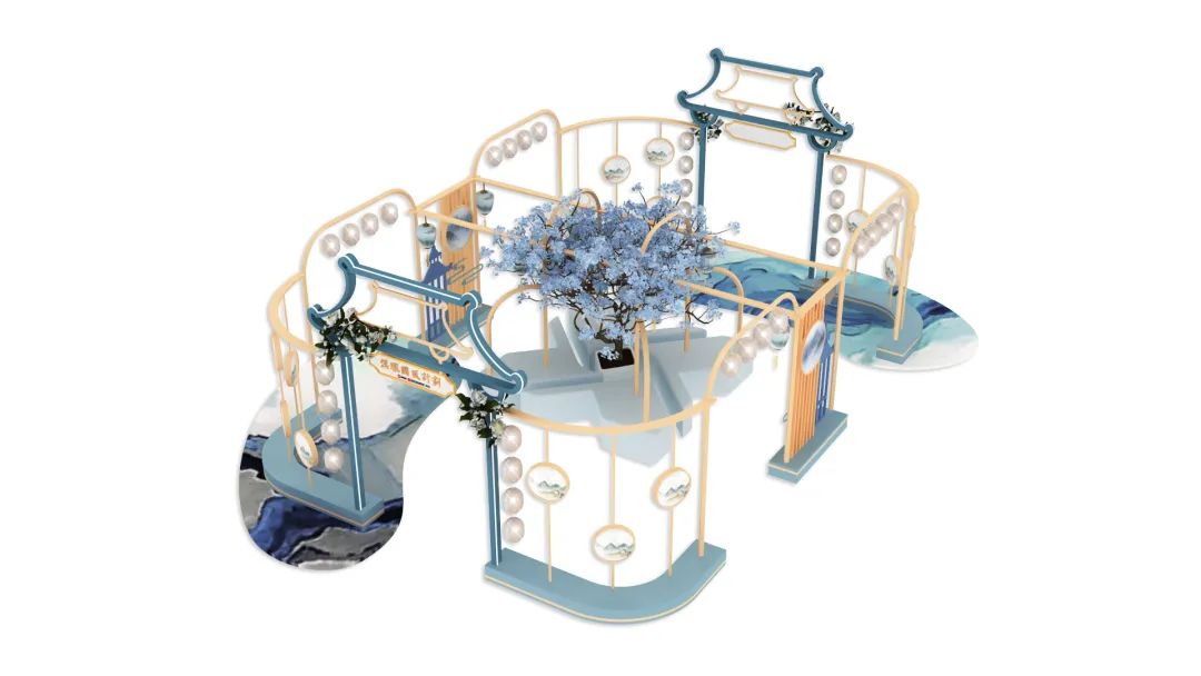 国潮主题美陈展览活动让你瞬间圈粉，话题流量担当也不是盖的