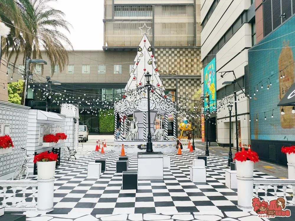 台湾新光新天地2D超现实耶诞活动策划的美陈设计秒变网红打卡圣地