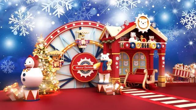 圣诞马戏「风」飘雪乐园主题活动策划保证你开心和惊喜都满分