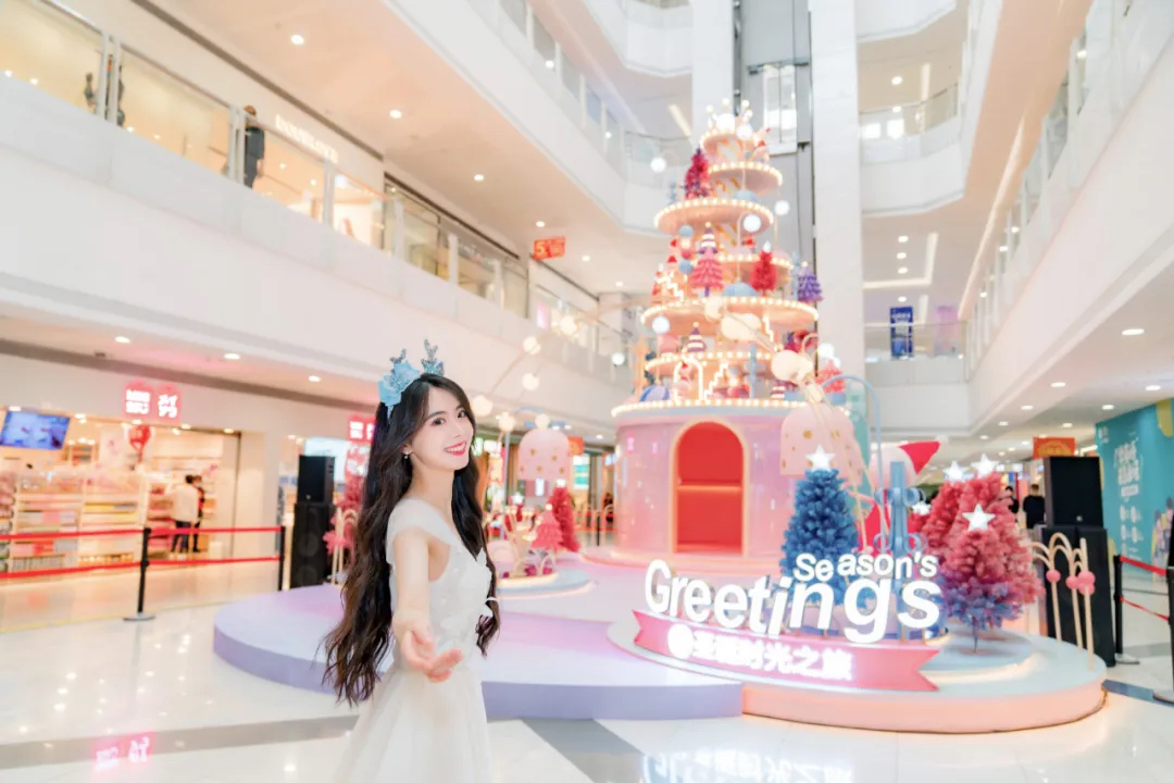 SM「圣诞时光之旅」周年圣诞活动策划的主题美陈满满的“qi”待