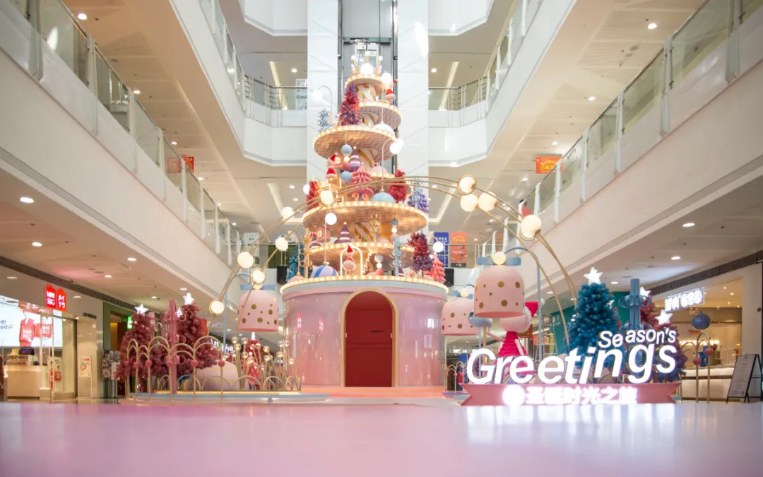 SM「圣诞时光之旅」周年圣诞活动策划的主题美陈满满的“qi”待