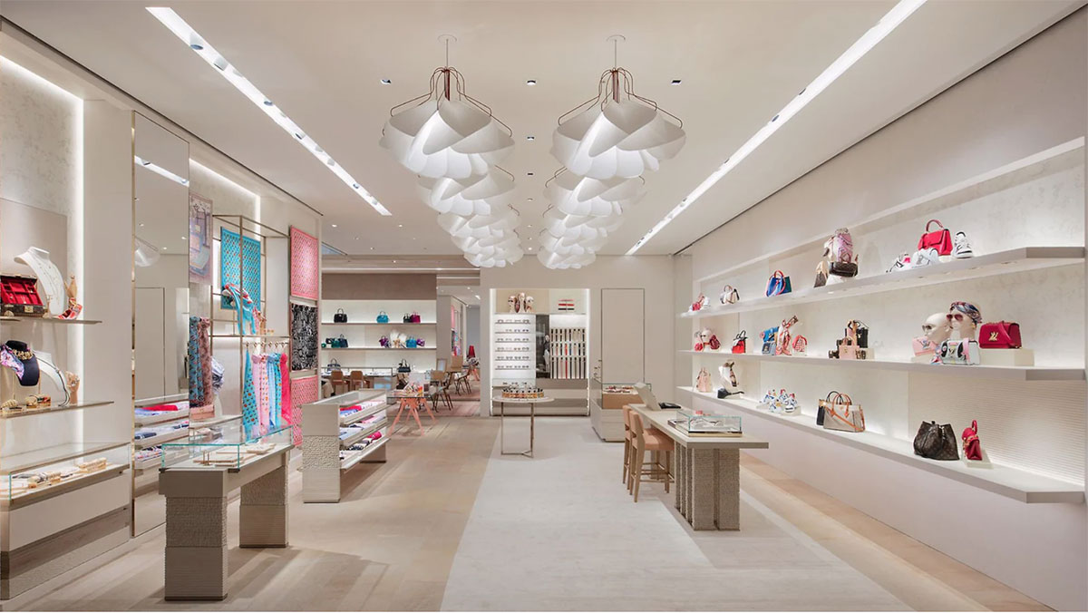 路易威登首尔店的美陈展览活动估计又能在社交媒体上烧好久了