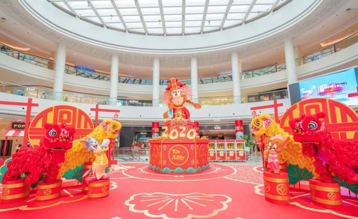 TOM&JERRY“密谋”的新春快闪店活动悄然开始，带着醒狮前来报道