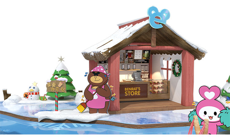 IP美陈主题展览活动越来越受追捧，呆萌形象更吸引顾客打卡