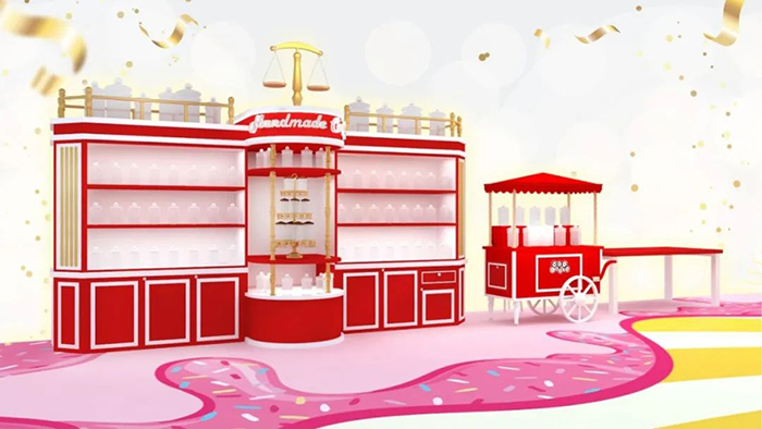 4000尺的糖果展览活动准备了潮流打卡点,还能DIY棒棒糖呢