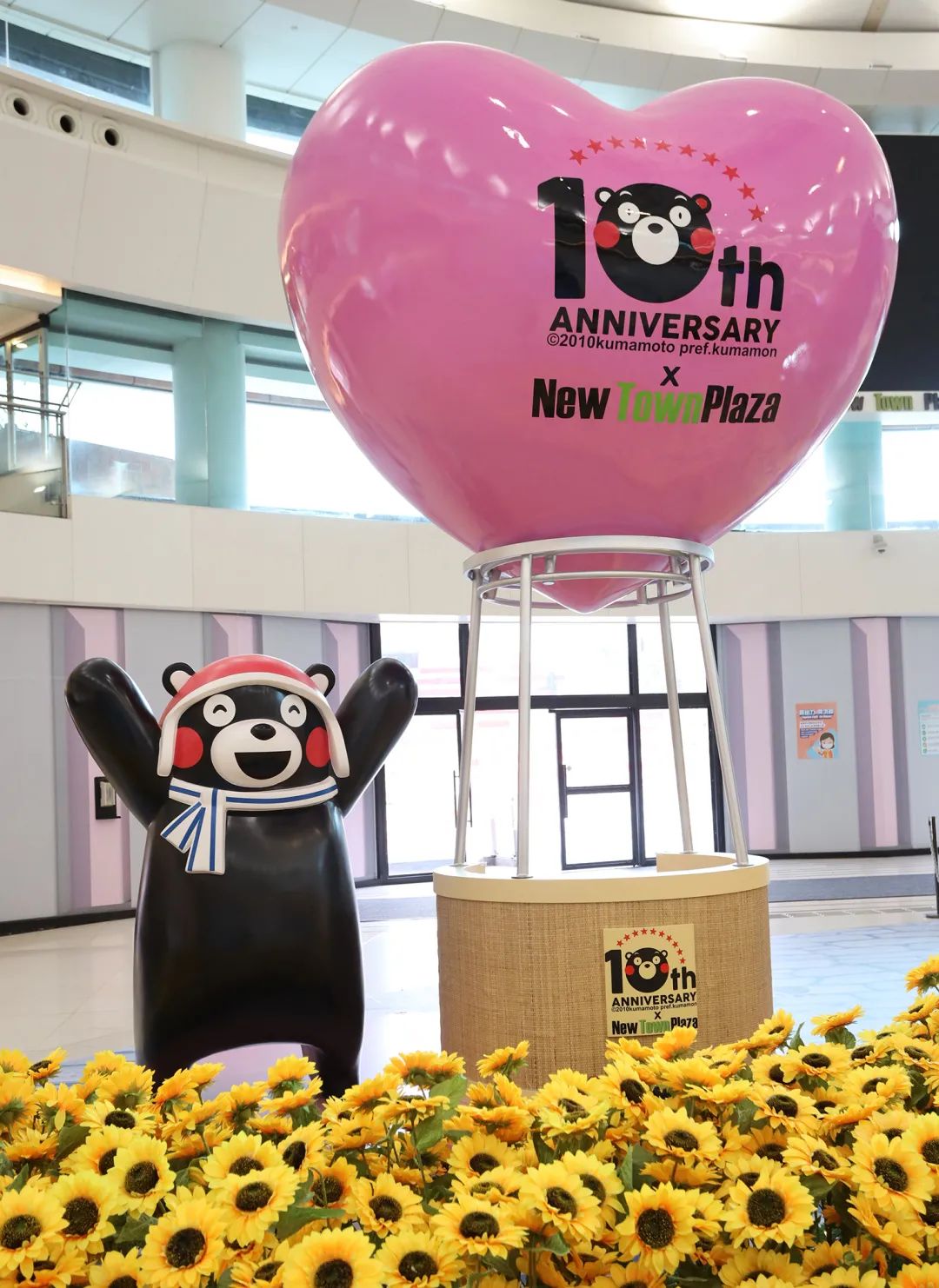 听说日本人气巨星熊本熊带着一片向日葵来香港办展览活动了