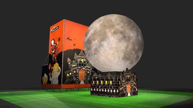 2020万圣节美陈设计得看桃园青埔万圣城活动策划，还有光雕秀