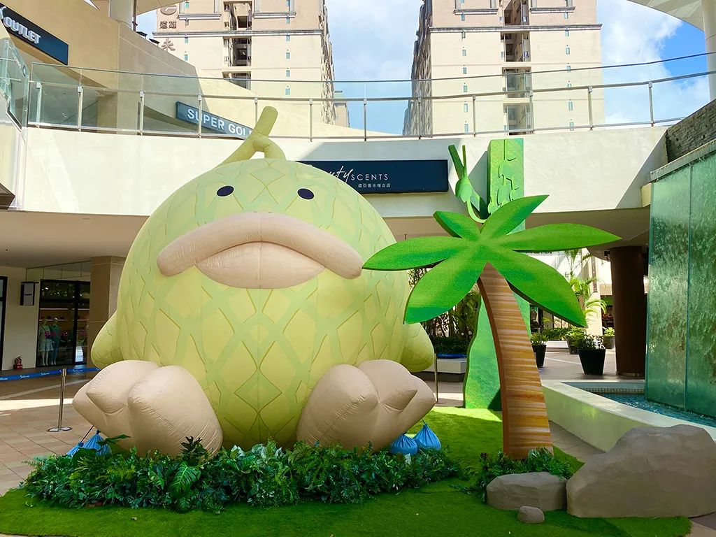 三井Outlet这次的圣诞活动策划的主题场景带你去趟南方热带岛屿