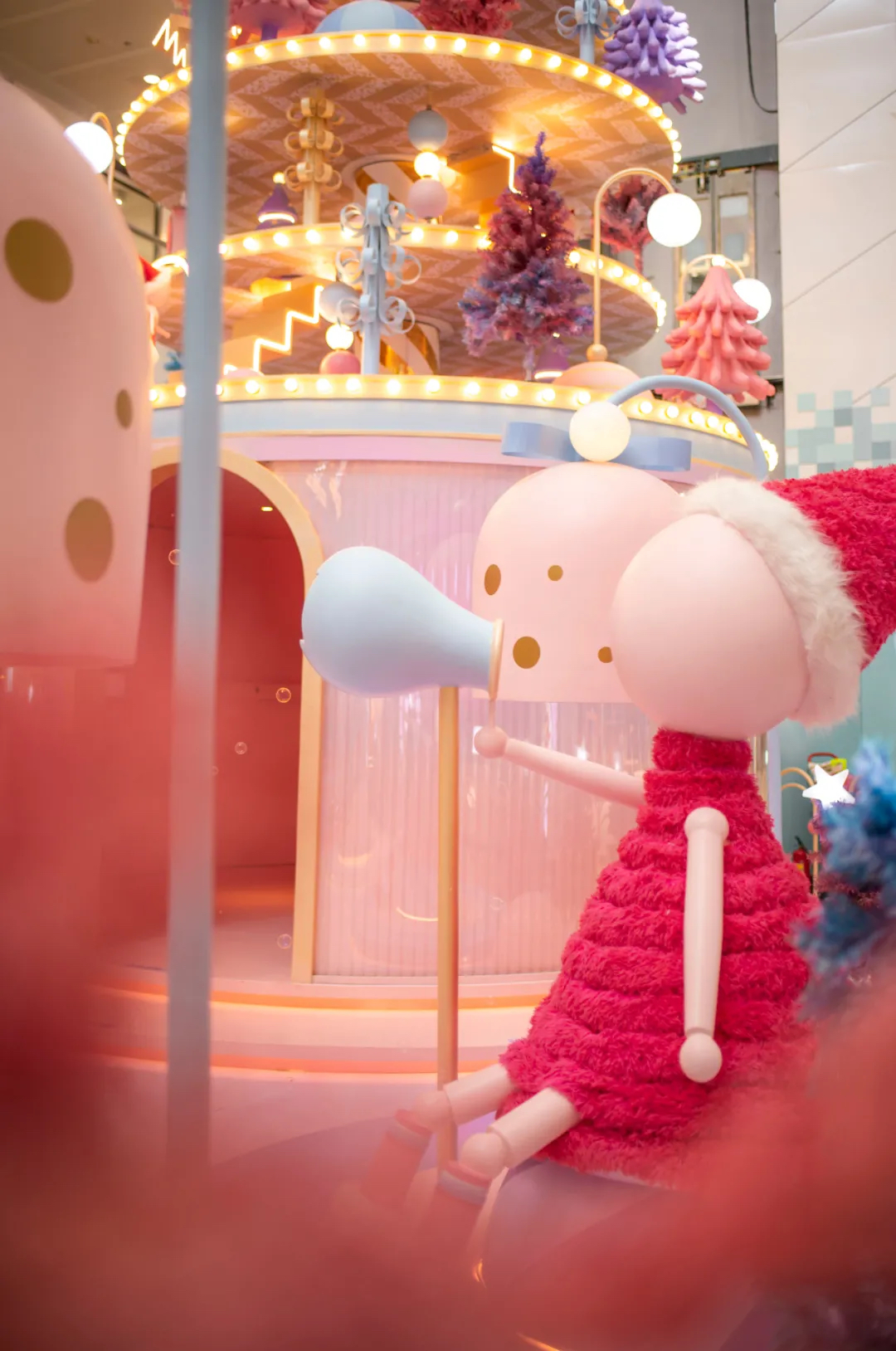 SM「圣诞时光之旅」周年圣诞活动策划的主题美陈满满的“qi”待