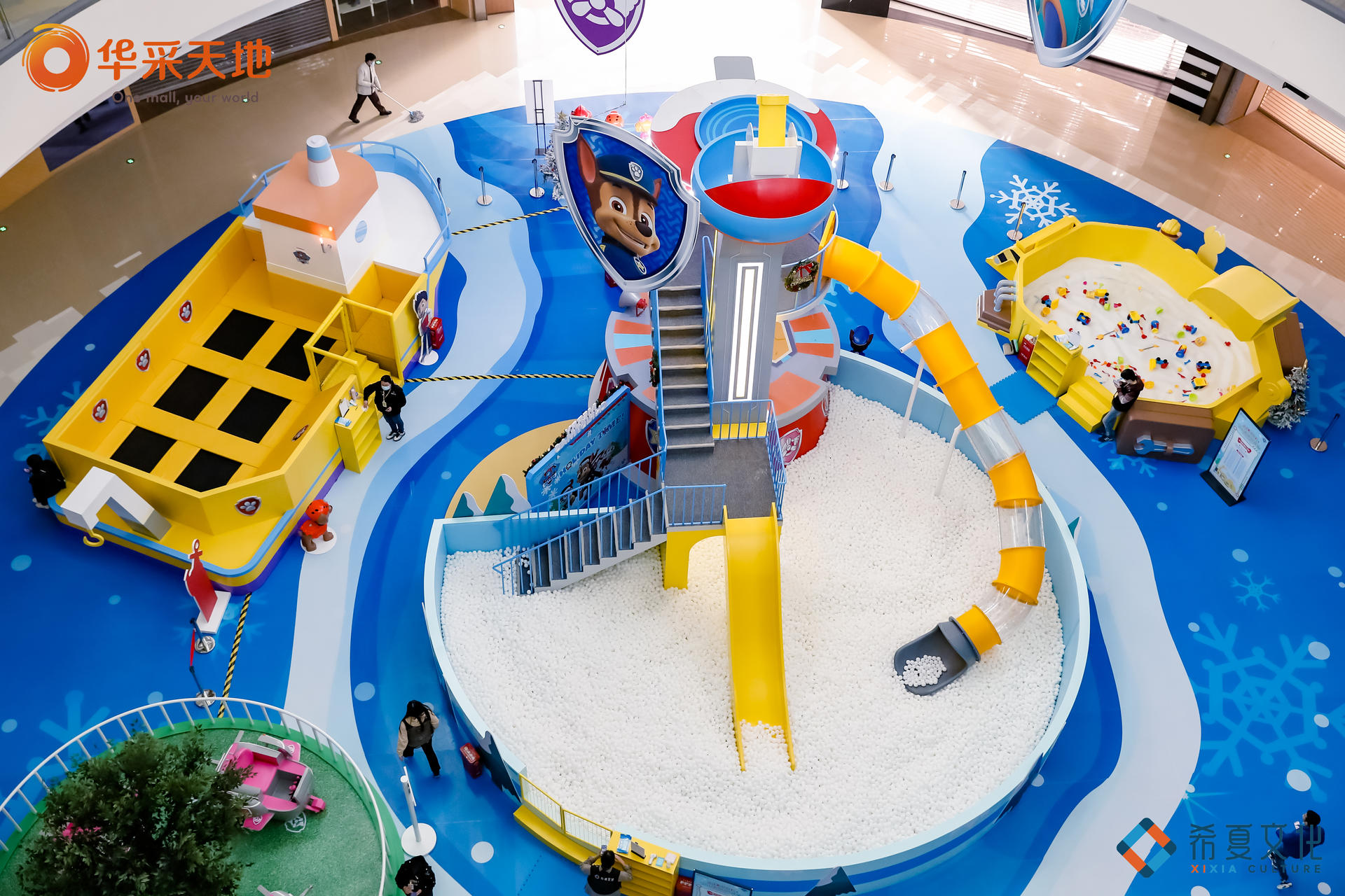 汪汪队立大功超能大探险快闪活动策划的6m巨型阿奇太吸睛了