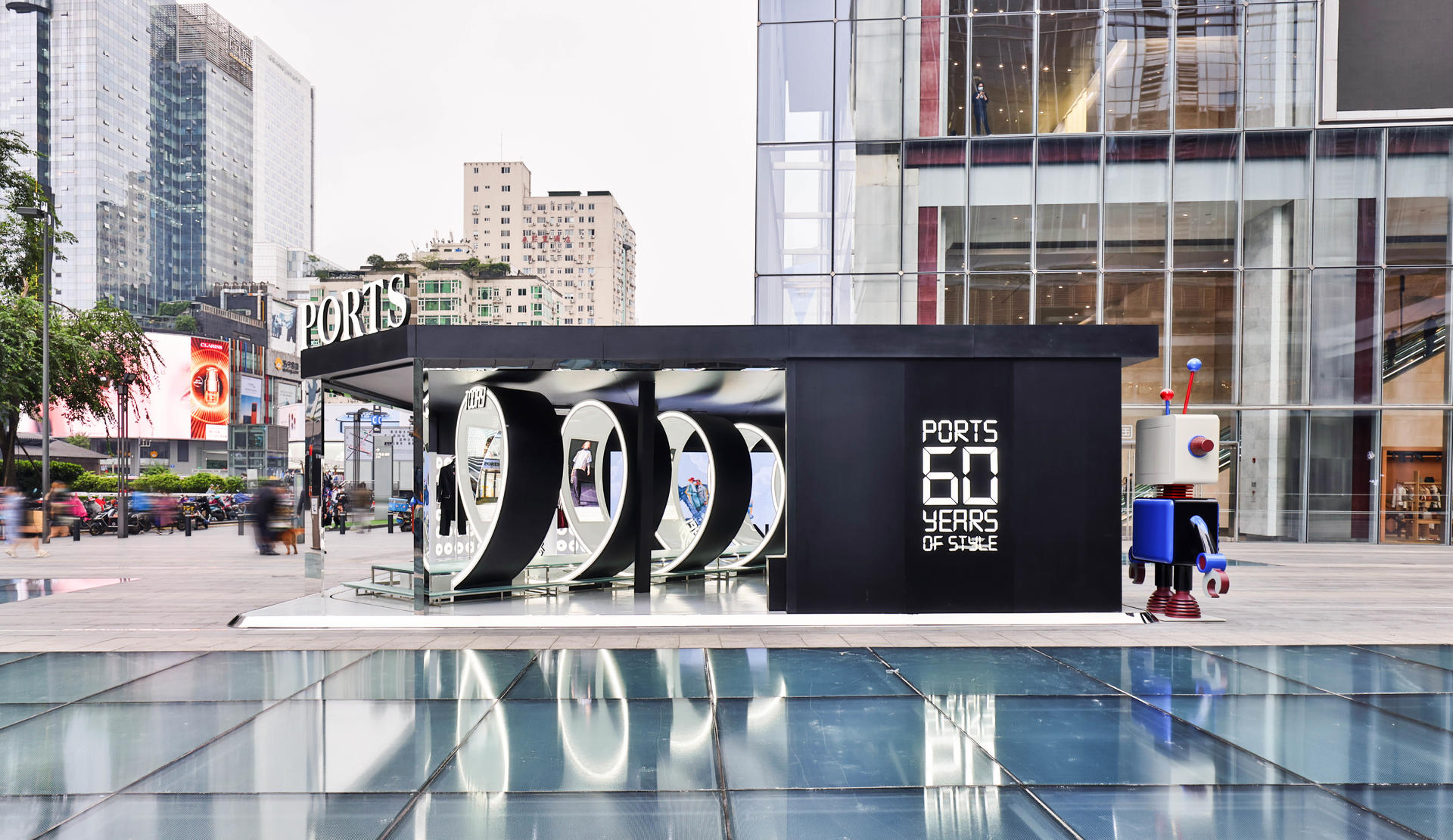 PORTS“时空旅人”快闪活动策划以时空旅行为灵感，构筑沉浸式探索空间