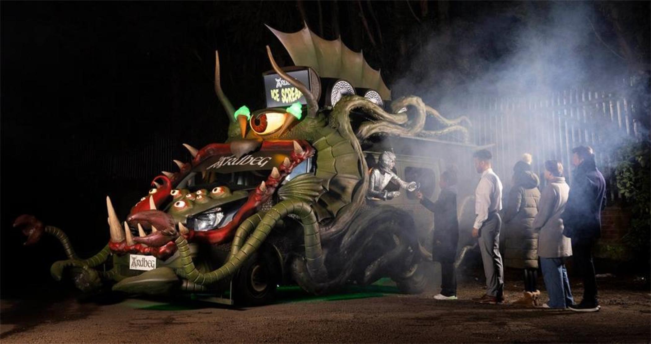 Ardbeg苏格兰威士忌推广活动策划了一辆冰淇淋怪物货车，好新奇