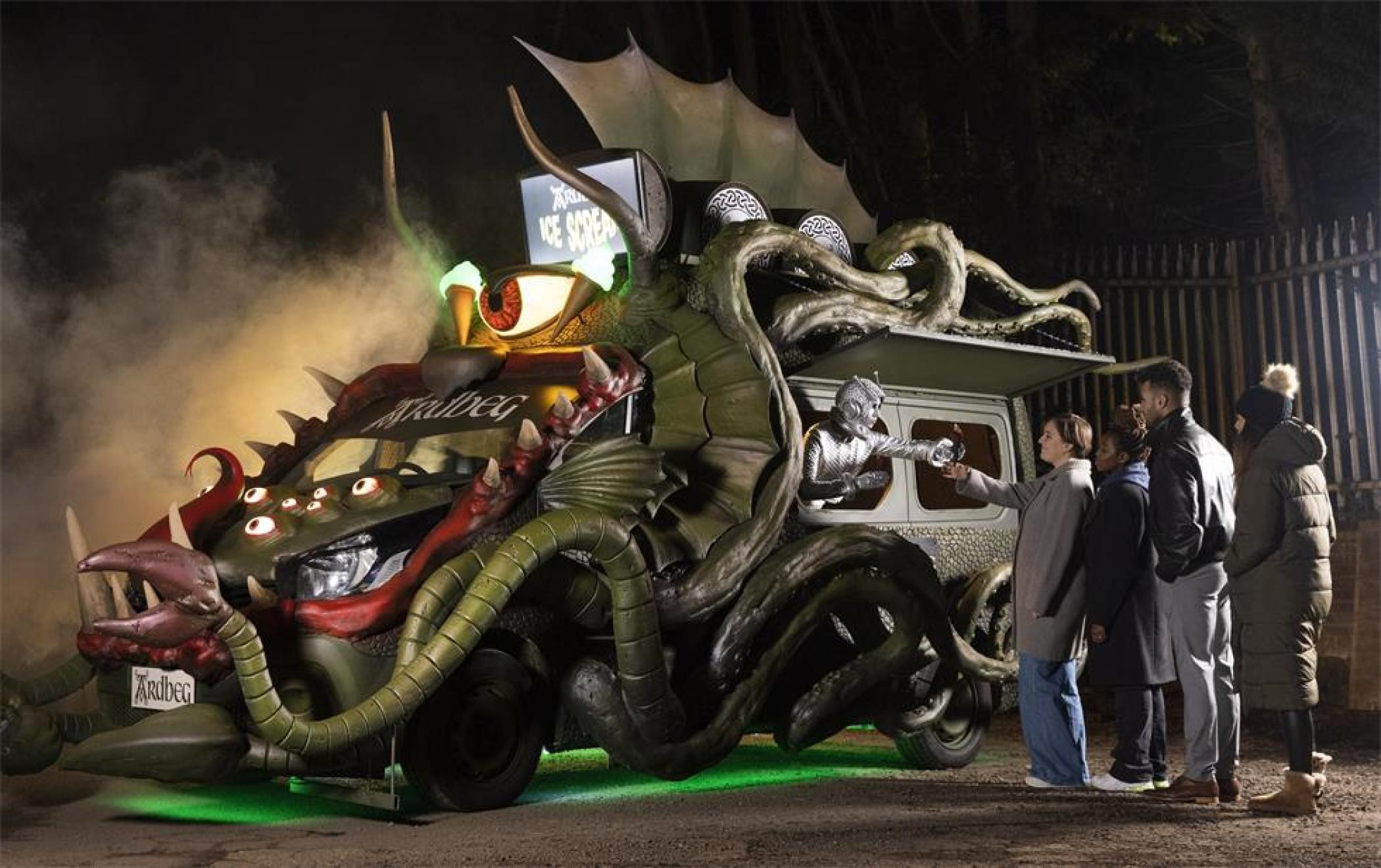 Ardbeg苏格兰威士忌推广活动策划了一辆冰淇淋怪物货车，好新奇