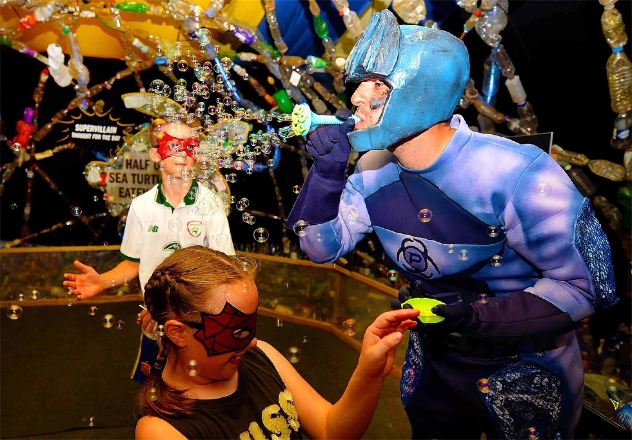 「超级英雄学院」儿童环保公益活动策划充满沉浸式趣味性和教育性