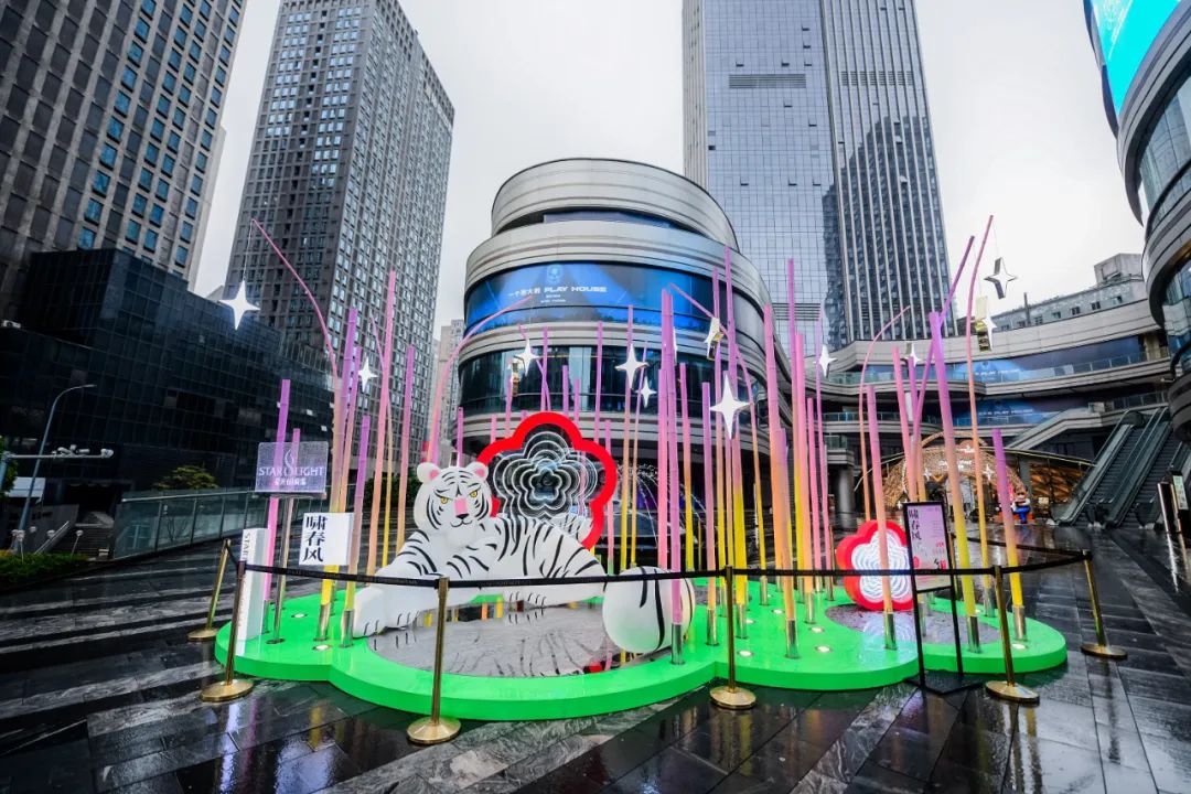 “啸春风”春季美陈活动策划限定装置打造了不一样的国风