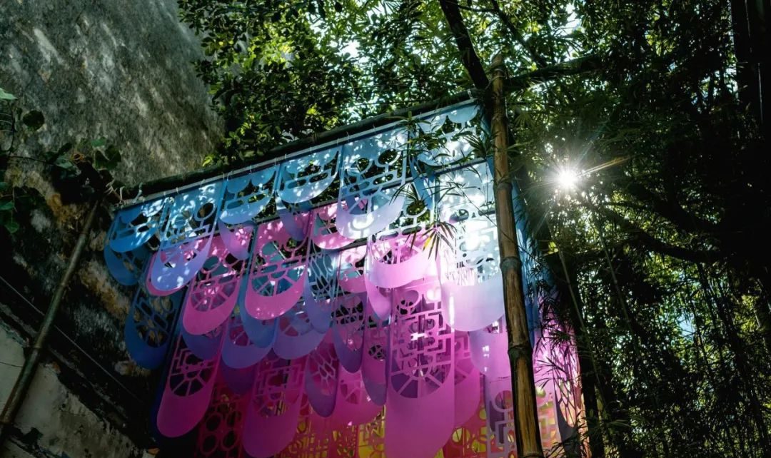 鬼仔巷「超月门窗」艺术展览活动策划装置尽显东方韵味