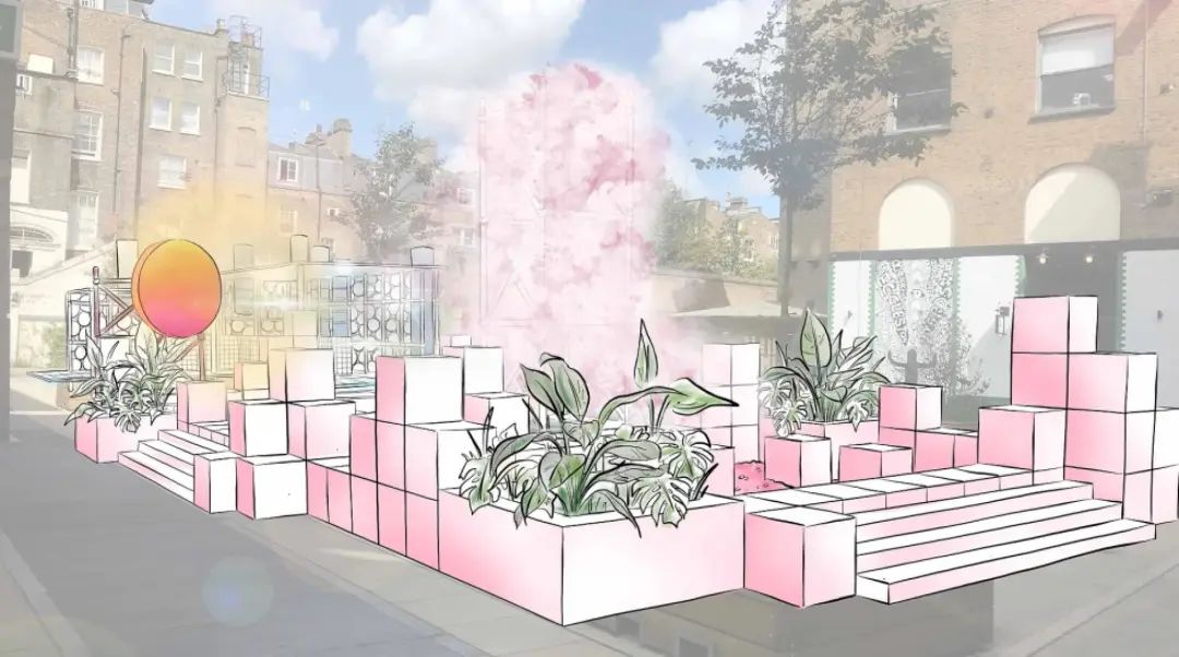 「片刻天堂」商业广场体验活动策划装置让你感觉像刚度假归来