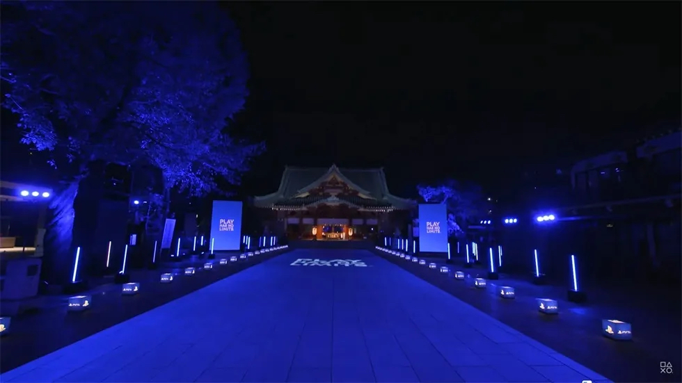 PlayStation®5游戏机发布会活动策划了一个照亮世界的蓝色线索