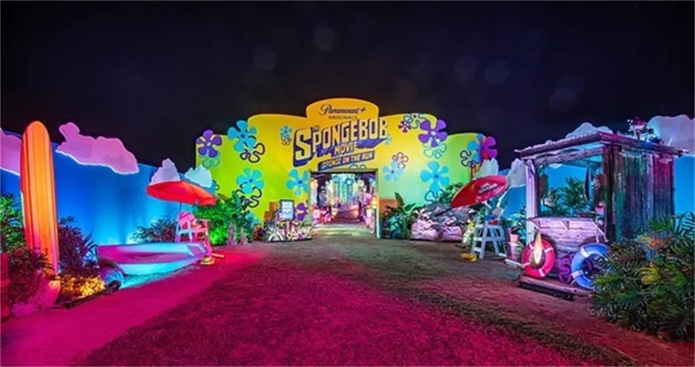 海绵宝宝电影《奔跑吧！海绵宝宝》体验式发布会活动策划酷极了