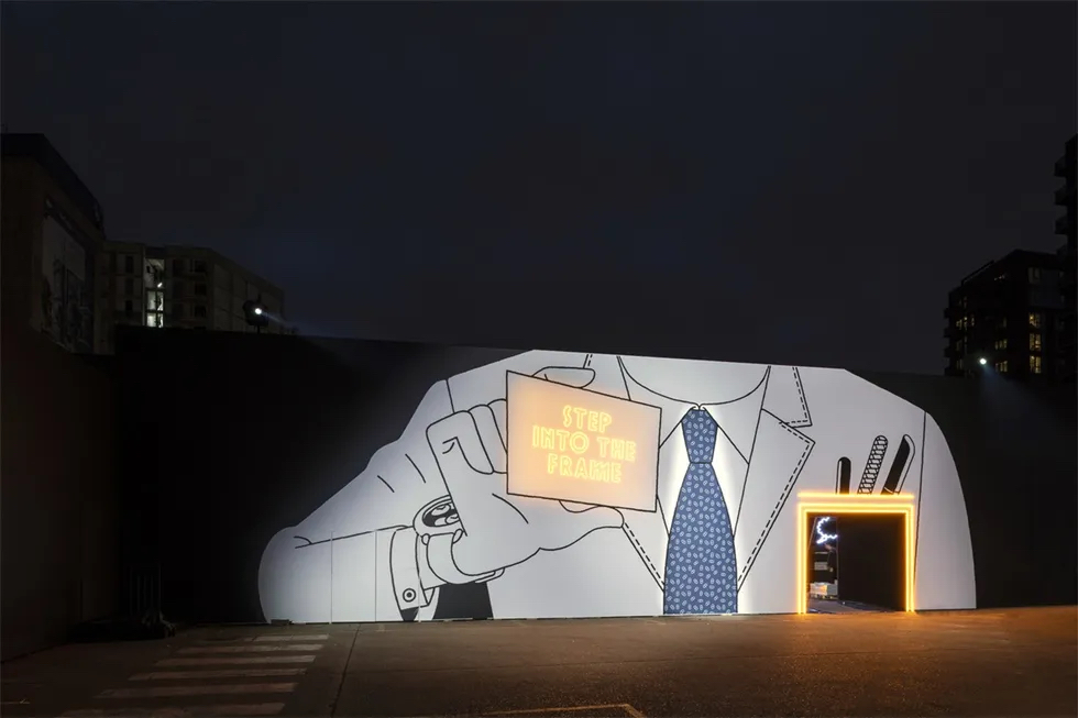 「漫绘梦境」爱马仕男士环球盛会活动策划现场就像漫画书，栩栩如生