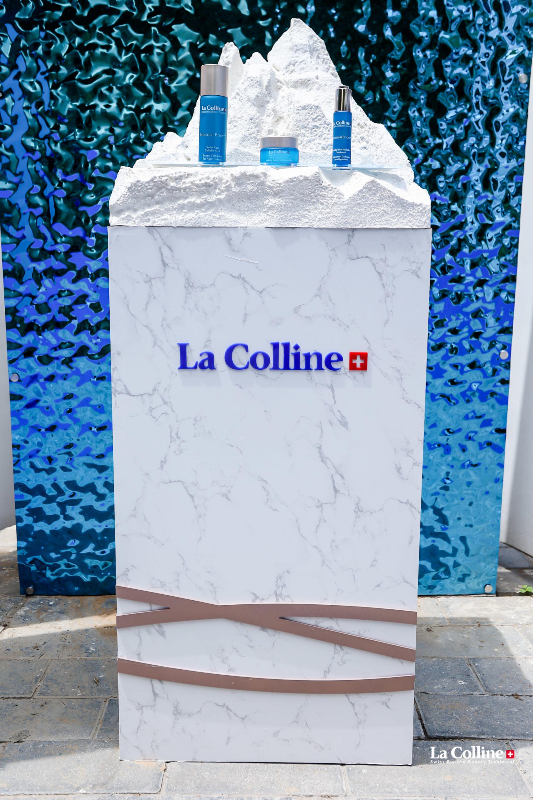 瑞士La Colline科丽妍新品发布会活动策划成如梦似幻的清凉水世界