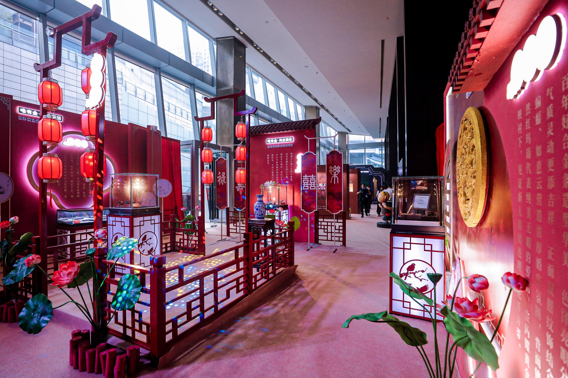 金雅福周年庆典暨新品发布会活动策划现场的精品IP展硕果累累