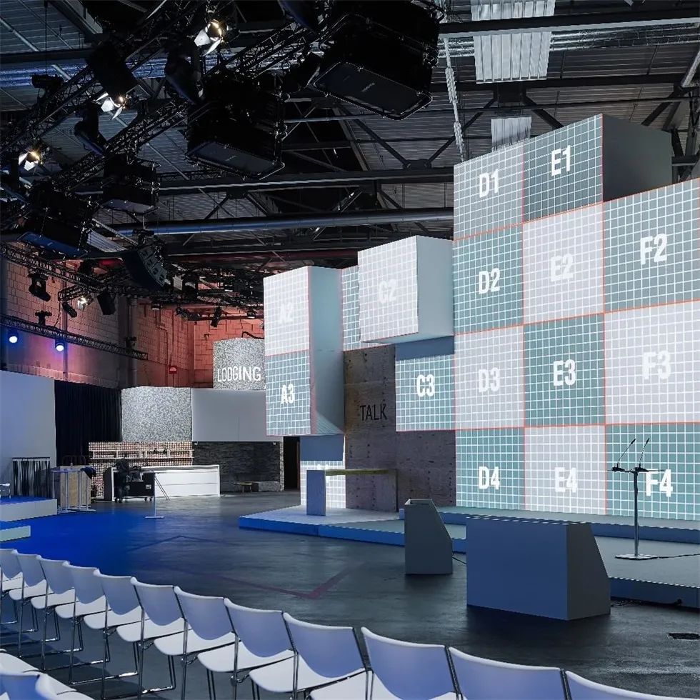 慕尼黑这场地产发布会活动策划现场充满交互式体验和创意、科技氛围