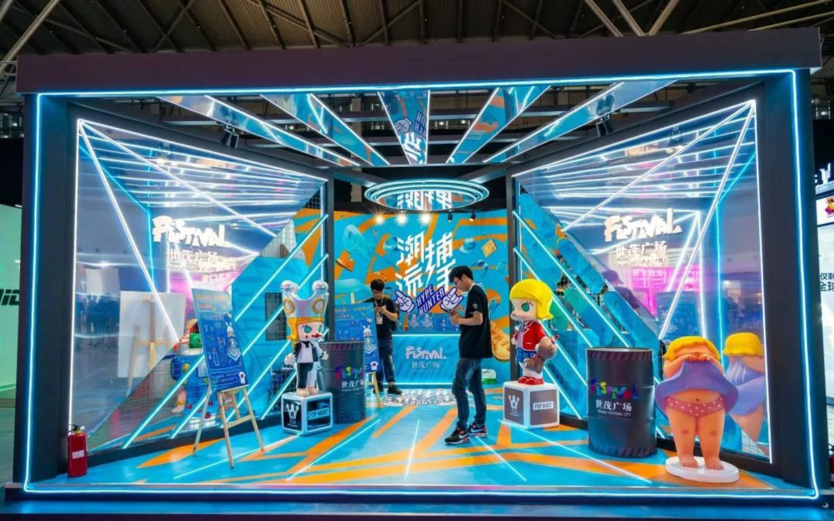 全球潮流嘉年华策划规划了多个功能区，规模比往年都更大型