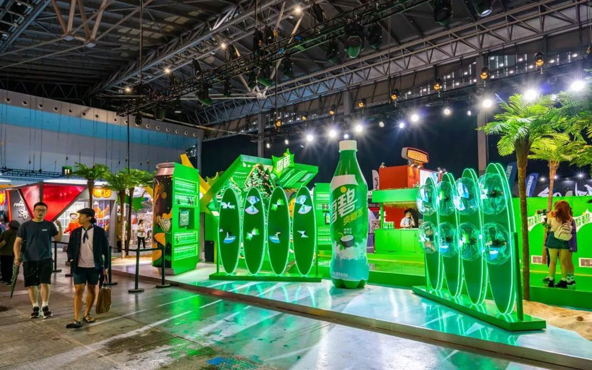 全球潮流嘉年华策划规划了多个功能区，规模比往年都更大型