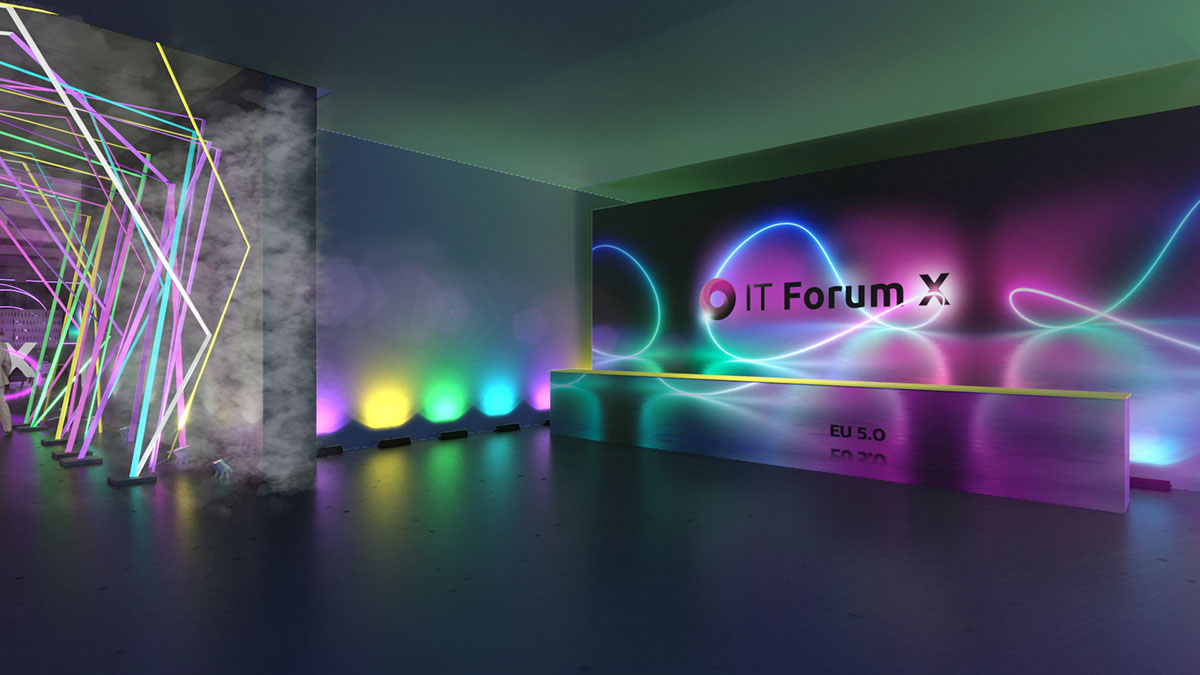 IT行业的这个峰会论坛太酷炫了，科技感真强