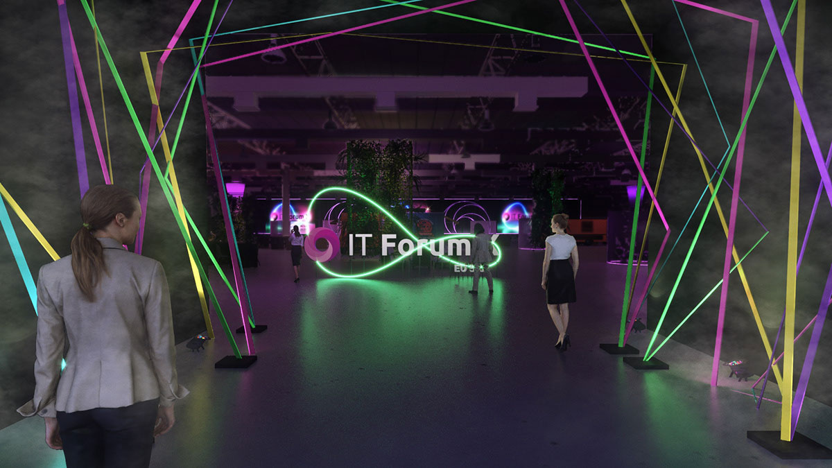 IT行业的这个峰会论坛太酷炫了，科技感真强