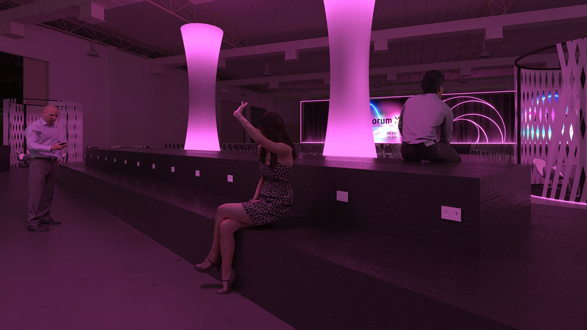 IT行业的这个峰会论坛太酷炫了，科技感真强