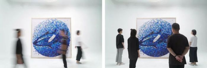 15000个废弃瓶盖打造的这幅艺术作品刷爆了这次环保展览活动的热度