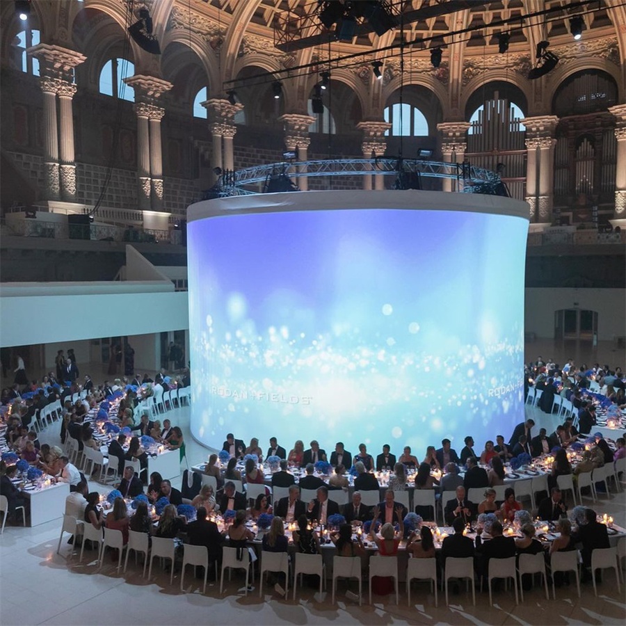 Rodan & Fields告别晚宴活动策划的独特舞美设计强化了品牌印象
